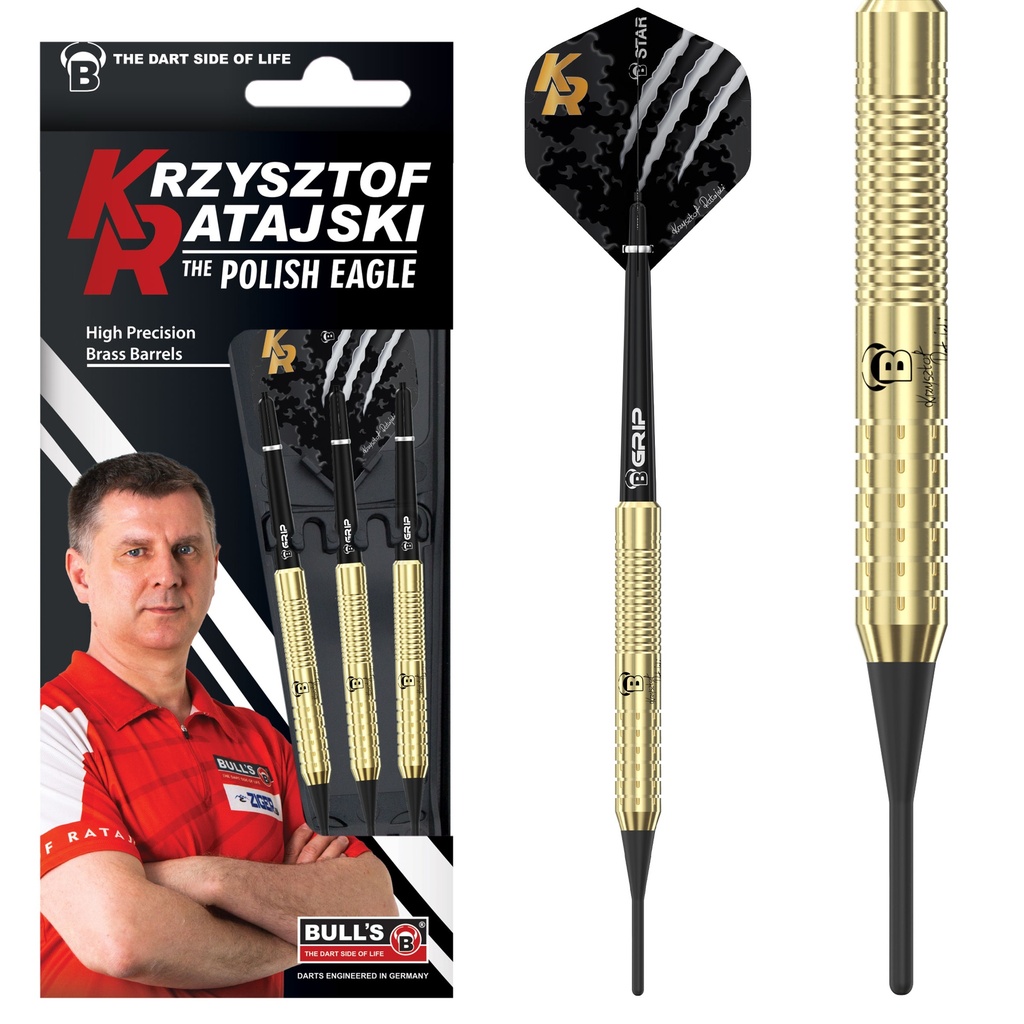 [16218] Bull's Krzysztof Ratajski soft tip brass