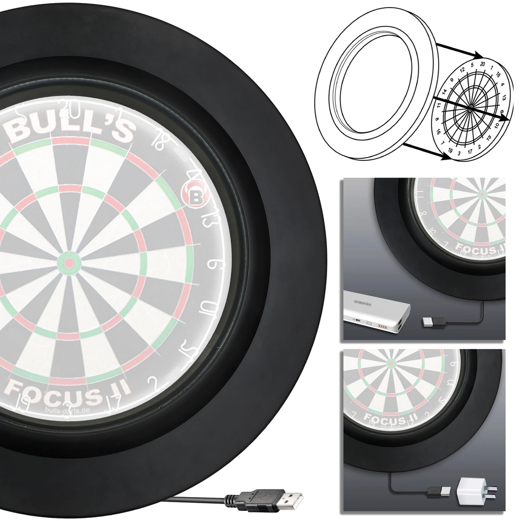 Bull's Lightning LED PU Surround
