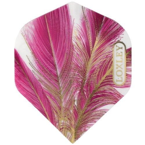 Loxley Feather flights pink gold