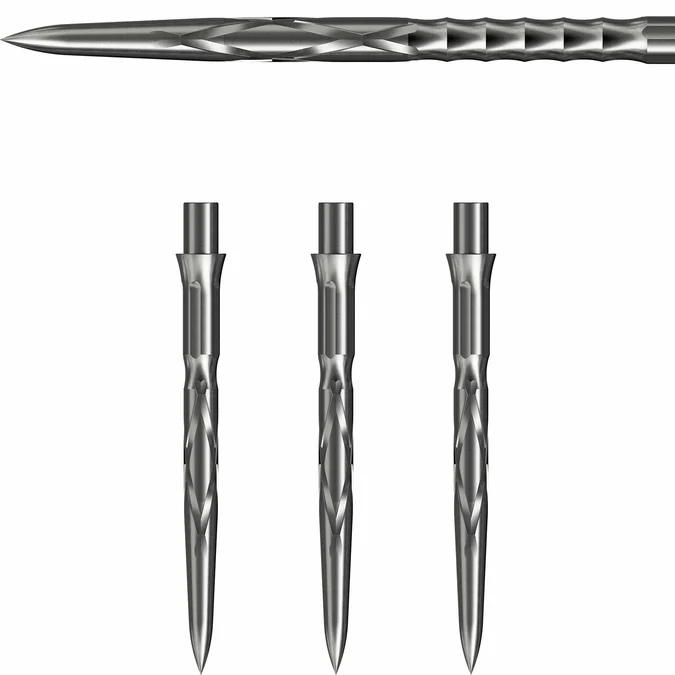 Caliburn EVO dart points Han G2 zilver