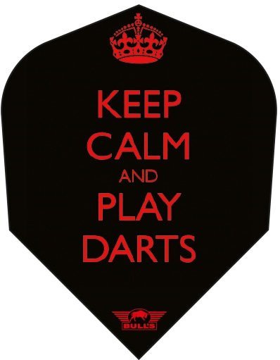 Bull's Powerflite D100 Keep Calm and Play Darts Std