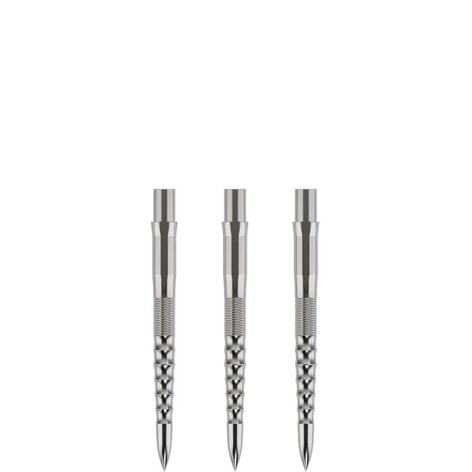 Mission Caliburn EVO dart points Ripple Silver