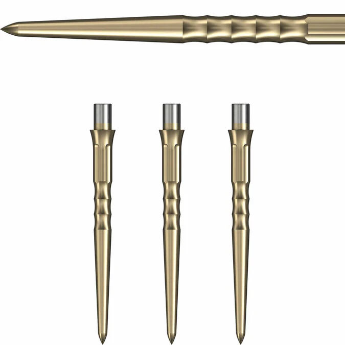 Caliburn EVO dart points Ripple goud - no lip