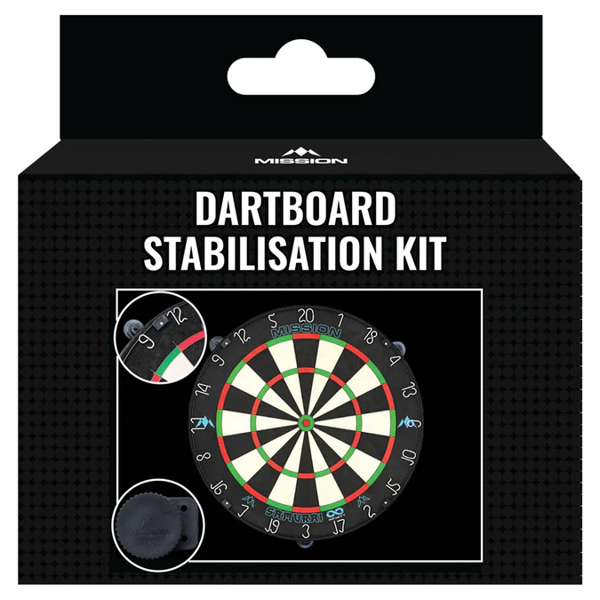 Mission Dartboard stabiliser kit - adjustable leveling system