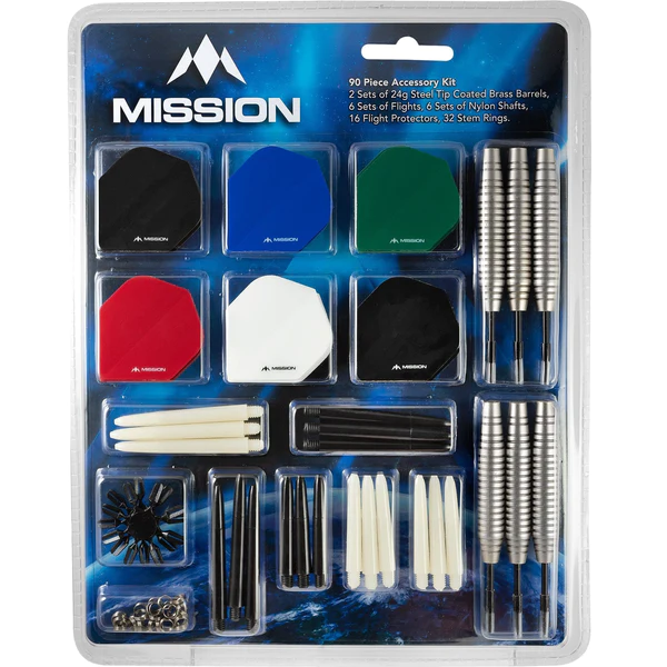 Mission Darts Accessory Kit - 90 Piece