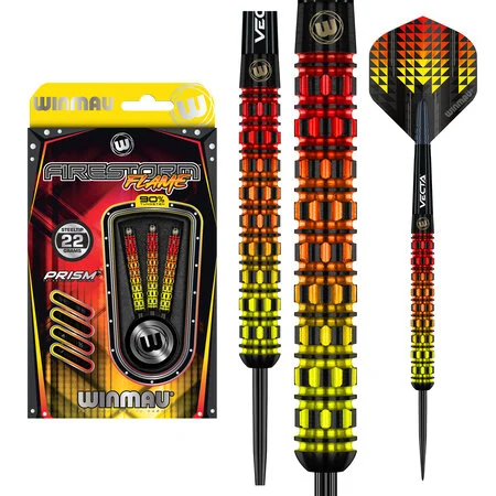 [1504.22] Winmau firestorm flame straight (22g)