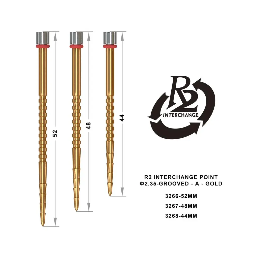 One80 R2 interchange point grooved A goud - 2,35mm