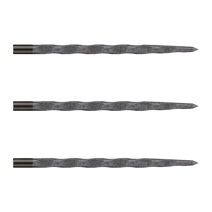 Shot Jurassic steeltip points black