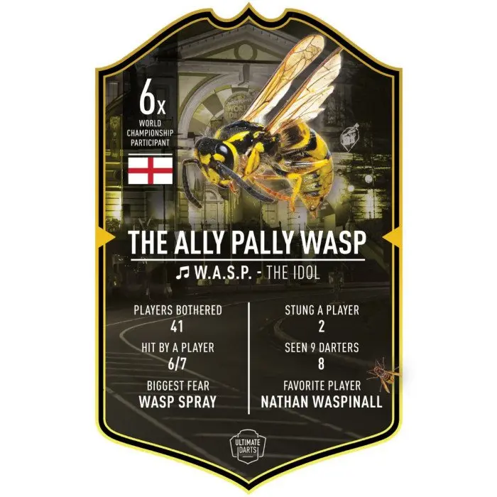 Ally Pally Wasp 2026 Ultimate Card 37x25cm