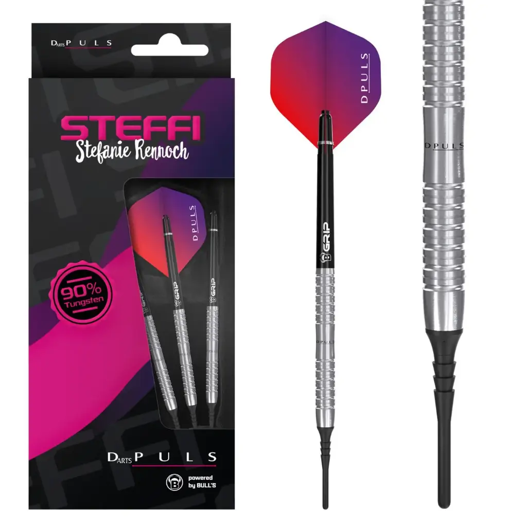[d44086] Bull's Dpuls Steffi soft tip 90%