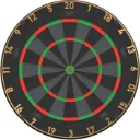 Bull's Advantage black dartboard