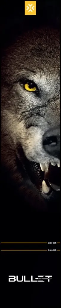 Bullet Carpet Fang dartmat 300x60 cm