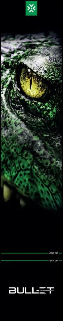 Bullet Carpet Gator dartmat 300x60 cm