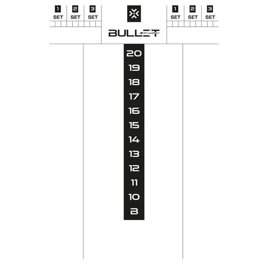 [BT7400190] Bullet score whiteboard 45x30 cm