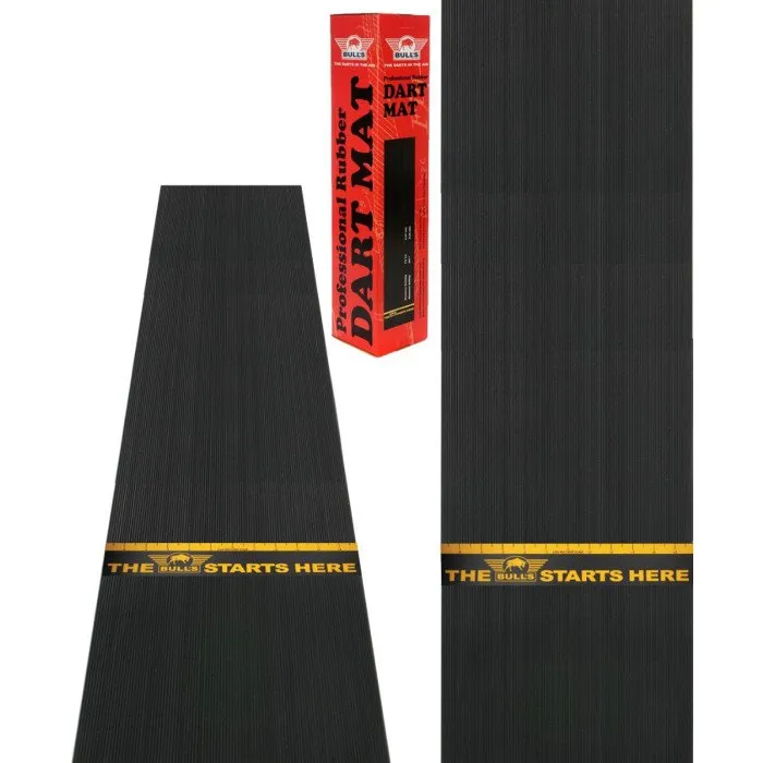 Bull's Rubber Mat 300 x 60cm + Throwline Sticker