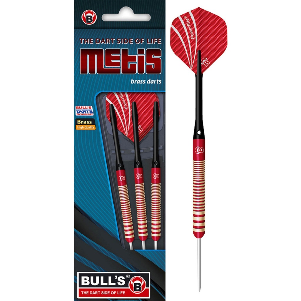 [11821] Bull's Metis steeldart (21g, rood)
