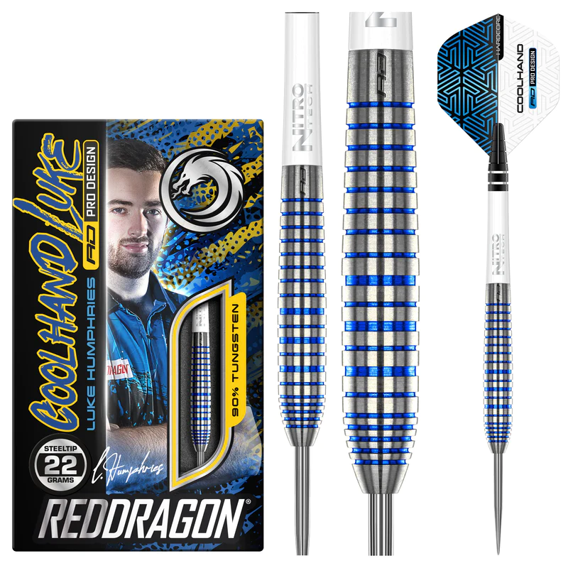 Red Dragon Luke Humphries TX3 cool blue