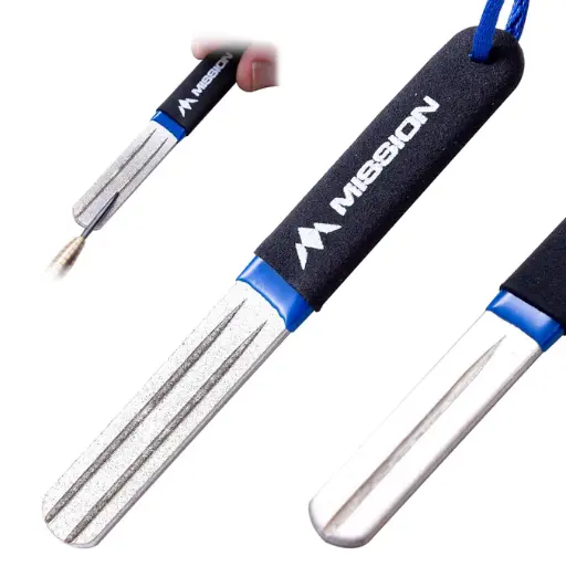 [M001849] Mission Diamond Point Sharpener - Large - Blue