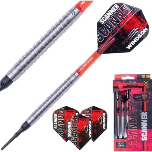 [WD-SCANNER-20G-RE-PL] Windson Scanner Red soft tip