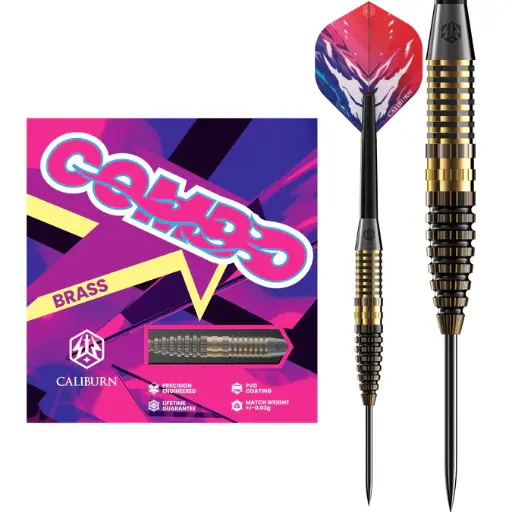 [COM2504Y] Caliburn Combo darts Brass - C3