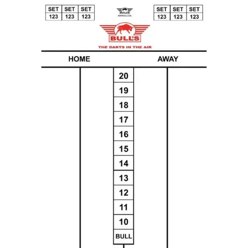 [BU-67316] Bull's Darttel Flex whiteboard 45x30