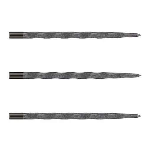 Shot Jurassic steeltip points black