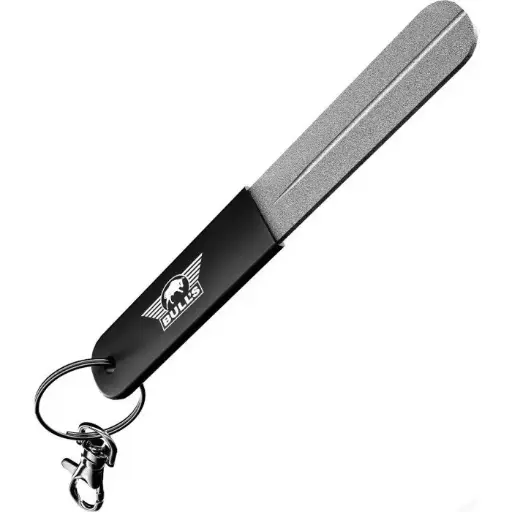 [BU-58213] Bull's Grooved & flat hand sharpener