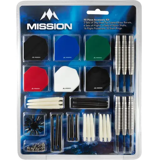 [M000302] Mission Darts Accessory Kit - 90 Piece