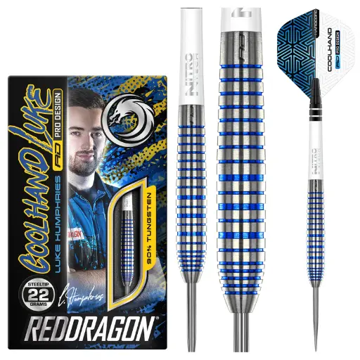 Red Dragon Luke Humphries TX3 cool blue