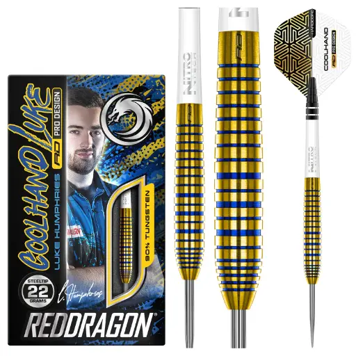 [RDD2663] Red Dragon Luke Humphries TX3 gold SE