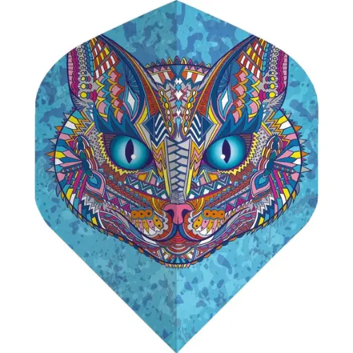 [F3783] Designa Metronic multicolour cat