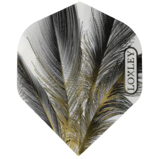 [LOX000361DAR] Loxley Feather flights Black gold